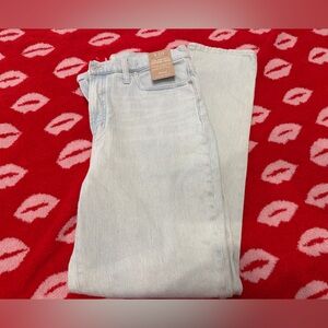 Madewell Women's Light Wash Straight Leg Vintage Jeans sz 31 T